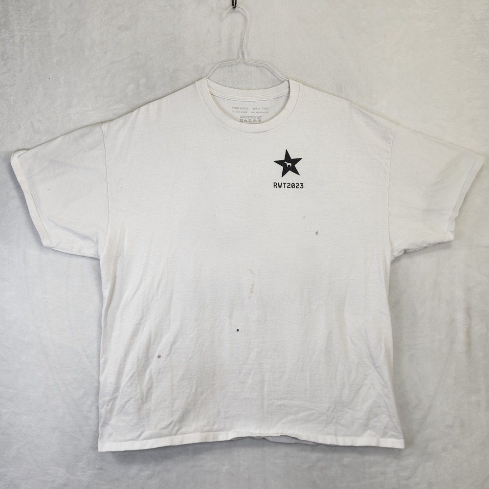 Beyonce Renaissance World Tour T‎ Shirt XX Large White Graphic Print